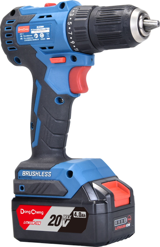 Аккумуляторная бесщеточная дрель-шуруповёрт DCJZ2050(TYPE EM)